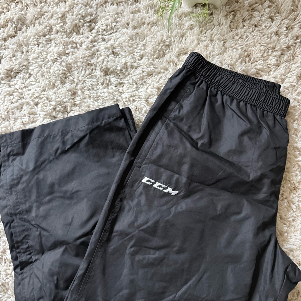 CCM Black Athletic Pants Sporty Athletic Workout joggers sweats - Picture 5 of 8